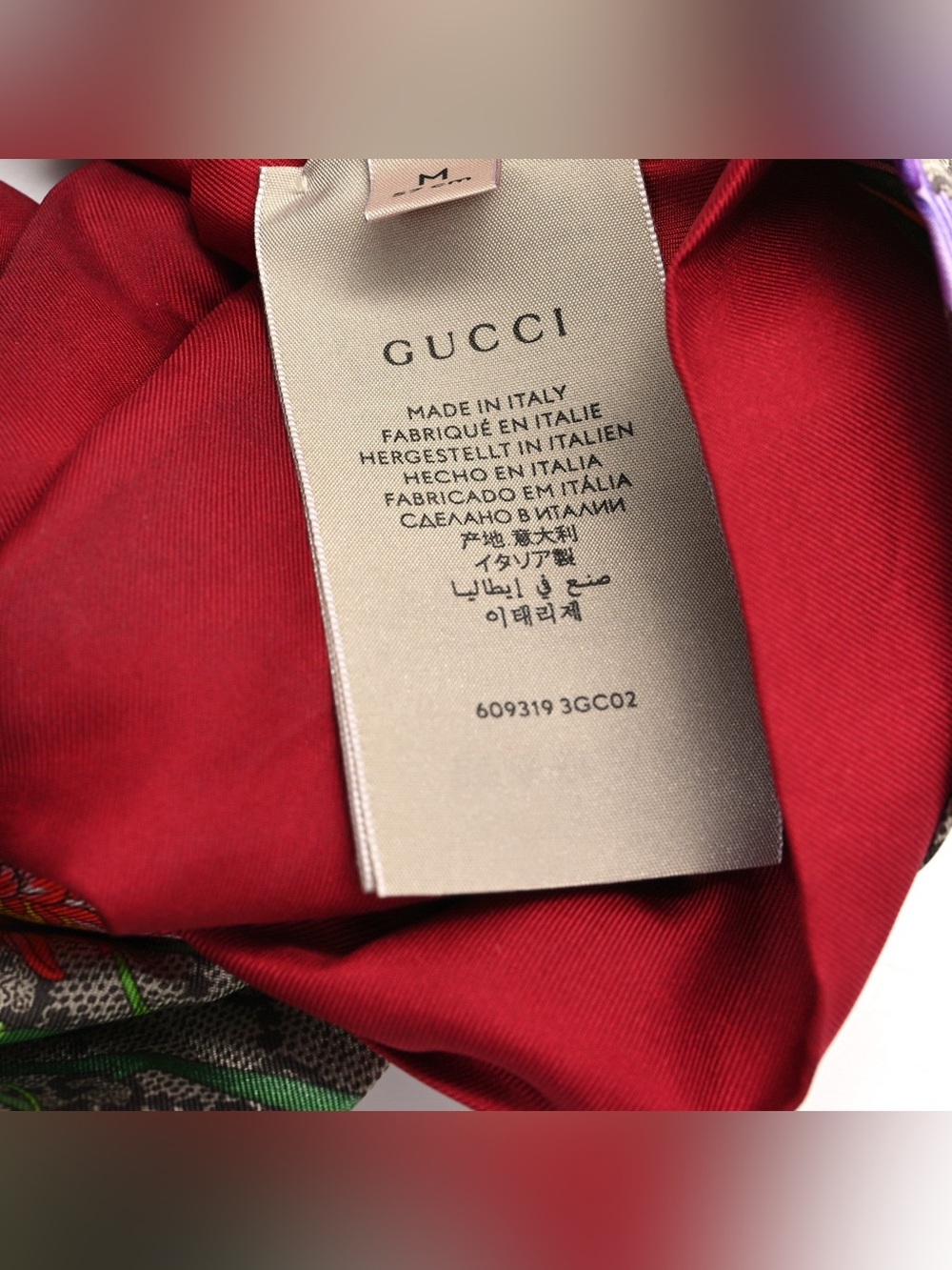 Gucci flora GG supreme pattern headband. - Picture 4 of 9